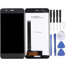 Schermo LCD OEM per Asus ZenFone 3 Max / ZC520TL / X008D (versione 038) con digitalizzatore assemblaggio completo (nero)