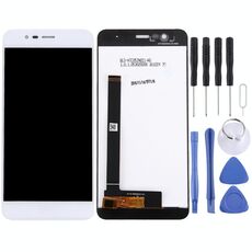 Schermo LCD OEM per Asus ZenFone 3 Max / ZC520TL / X008D (versione 038) con digitalizzatore assemblaggio completo (bianco)