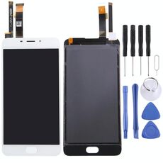 Schermo LCD originale per Meizu M3E / Meilan E con assemblaggio completo di digitalizzatore (bianco)