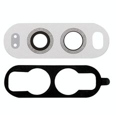 Obiettivo per fotocamera posteriore da 10 PC con adesivo per LG V20 (bianco)