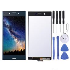 Schermo LCD originale + Touch Panel originale per Sony Xperia XZ (blu scuro)