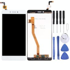 Schermo LCD OEM per Lenovo K6 Note con digitalizzatore assemblaggio completo (bianco)