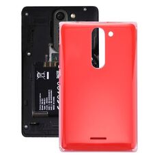 Cover posteriore batteria Dual SIM per Nokia Asha 502 (rosso)