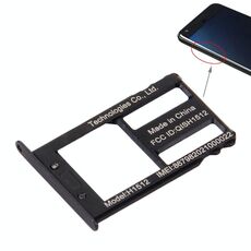 Vassoio scheda SIM per Google Nexus 6P (nero)