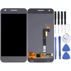 Schermo LCD originale per Google Pixel / Nexus S1 con assemblaggio completo di digitalizzatore (nero)