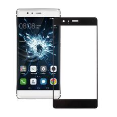 Per Huawei P9 Front Screen Lente esterna in vetro (nero)