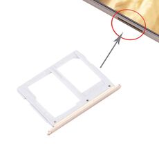 Vassoio scheda SIM per Galaxy C5 / C5000 + vassoio scheda Micro SD / SIM (oro)