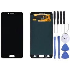 Display LCD originale + pannello touch per Galaxy C5 / C5000 (nero)