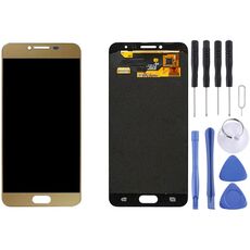 Display LCD originale + pannello touch per Galaxy C5 / C5000 (oro)