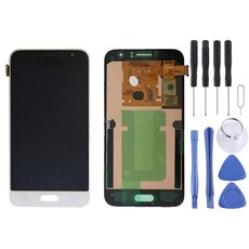 Display LCD originale + Touch Panel per Galaxy J1 (2016) / J120A / J120H / J120M / J120T (bianco)