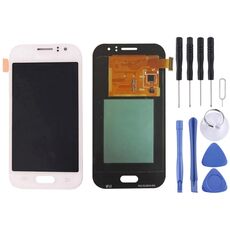 Display LCD originale + pannello touch per Galaxy J1 Ace / J110 (bianco)