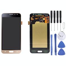 Display LCD originale + Touch Panel per Galaxy J3 (2016) / J320 e J3 / J310 / J3109, J320FN, J320F, J320G, J320M, J320A, J320V, J320P (oro)