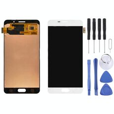 Display LCD originale + Touch Panel per Galaxy A7 (2016), A710F, A710F / DS, A710FD, A710M, A710M / DS, A710Y / DS, A7100 (bianco)