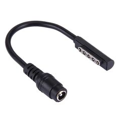 Microsoft 5 Pin Magnetic a 5.5x2.5mm Interfacce femmina Adattatore di alimentazione Cavo del caricabatterie per Microsoft Surface Rt / Pro 2 / Pro 1 Tablet