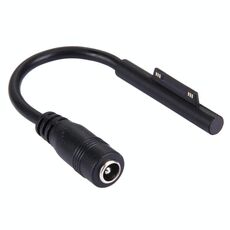 6 Pin Magnetic a 5.5x2.5mm Interfacce femmina Adattatore di alimentazione Cavo del caricabatterie per Microsoft Surface Pro 6/5/4/3