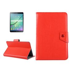 Custodia protettiva in pelle per tablet da 8 pollici Custodia protettiva con struttura Crazy Horse con supporto per Galaxy Tab S2 8.0 T715 / T710, Cube U16GT, ONDA Vi30W, Teclast P86 (rosso)