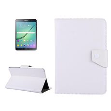 Custodia protettiva in pelle per tablet da 8 pollici Custodia protettiva con struttura Crazy Horse con supporto per Galaxy Tab S2 8.0 T715 / T710, Cube U16GT, ONDA Vi30W, Teclast P86 (bianco)