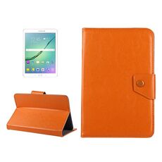 Custodia protettiva in pelle per tablet da 10 pollici Custodia protettiva con struttura Crazy Horse con supporto per Asus ZenPad 10 Z300C, Huawei MediaPad M2 10.0-A01W, Cube IWORK10 (arancione)