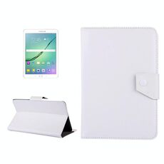 Custodia protettiva in pelle per tablet da 10 pollici Custodia protettiva con struttura Crazy Horse con supporto per Asus ZenPad 10 Z300C, Huawei MediaPad M2 10.0-A01W, Cube IWORK10 (bianco)