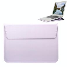 Custodia universale in pelle PU stile busta con supporto per notebook ultrasottile Tablet PC 15,4 pollici, dimensioni: 39x28x1,5 cm (viola)
