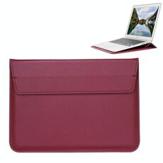 Custodia universale in pelle PU stile busta con supporto per notebook ultrasottile Tablet PC 15,4 pollici, dimensioni: 39x28x1,5 cm