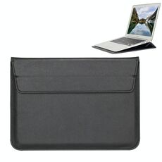 Custodia universale in pelle PU stile busta con supporto per notebook ultrasottile Tablet PC 13,3 pollici, dimensioni: 35x25x1,5 cm (nero)