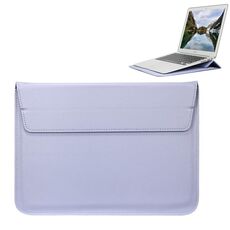 Custodia universale in pelle PU stile busta con supporto per notebook ultrasottile Tablet PC 13,3 pollici, dimensioni: 35x25x1,5 cm (blu viola)
