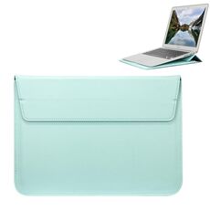Custodia universale in pelle PU stile busta con supporto per tablet PC ultrasottile da 13,3 pollici, dimensioni: 35x25x1,5 cm (verde menta)