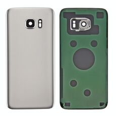 Per Galaxy S7 Edge / G935 Cover posteriore batteria originale con copriobiettivo fotocamera (argento)