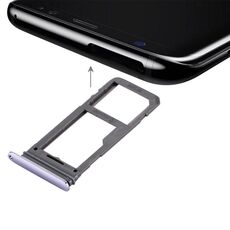 Vassoio scheda SIM per Galaxy S8 + vassoio micro SD (grigio orchidea)