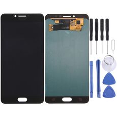 Schermo LCD originale per Galaxy C7 Pro / C7010 con assemblaggio completo di digitalizzatore (nero)