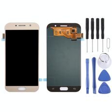 Schermo lcd originale con touch di ricambio per Galaxy A5 2017 A520 oro SAS3339JL