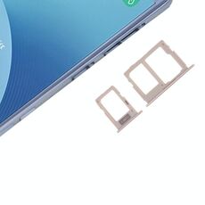 Vassoio scheda SIM + Vassoio scheda micro SD per Galaxy J3 (2017) SIM singola / J330 e J5 (2017) SIM singola / J530 e J7 (2017) SIM singola / J730 (oro)