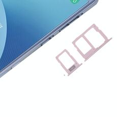 Vassoio scheda SIM + Vassoio scheda micro SD per Galaxy J3 (2017) SIM singola / J330 e J5 (2017) SIM singola / J530 e J7 (2017) SIM singola / J730 (oro rosa)