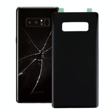 Cover posteriore batteria per Galaxy Note 8 con adesivo (nero)