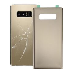Cover posteriore batteria per Galaxy Note 8 con adesivo (oro)