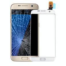 Pannello touch per Galaxy S7 Edge / G9350 / G935F / G935A (bianco)