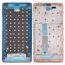 Piastra cornice cornice LCD alloggiamento anteriore per Xiaomi Redmi Note 3 (oro)