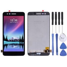 Schermo LCD TFT per LG K4 2017 / X230 / X230DSF con digitalizzatore assemblaggio completo (nero)