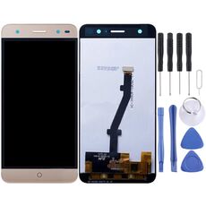 Schermo LCD OEM per ZTE Blade V7 Lite con assemblaggio completo di digitalizzatore (oro)