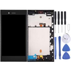 Schermo LCD originale per BlackBerry Z3 Digitizer Assemblaggio completo con cornice (nero)