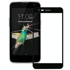 Lente in vetro esterno per schermo anteriore per LG K4 2017 / M160 (nero)