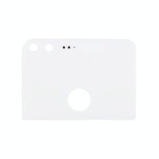 Cover posteriore in vetro per Google Pixel XL / Nexus M1 (parte superiore) (bianca)