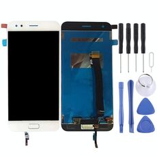 Schermo LCD OEM con pulsante Home per Asus ZenFone 4 / ZE554KL con digitalizzatore assemblaggio completo (bianco)