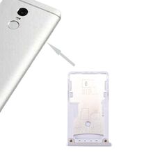 Per Xiaomi Redmi 4 Vassoio per schede SIM e SIM / TF (argento)