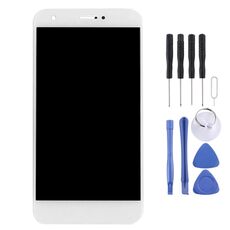 Schermo LCD OEM per ZTE Blade A512 con digitalizzatore assemblaggio completo (bianco)