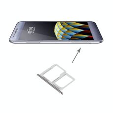 Vassoio scheda SIM + vassoio scheda micro SD / SIM per LG X Cam / K580 (argento)