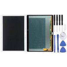 Schermo LCD originale Super AMOLED per Galaxy Tab S 10.5 / T805 con digitalizzatore assemblaggio completo (bianco)