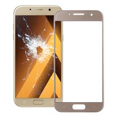 Per Galaxy A3 (2017) / A320 Lente in vetro esterno per schermo frontale (oro)