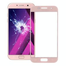 Per Galaxy A5 (2017) / A520 Lente in vetro esterno per schermo frontale (rosa)